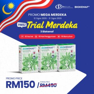 PAKEJ TRIAL MERDEKA (3 KOTAK)