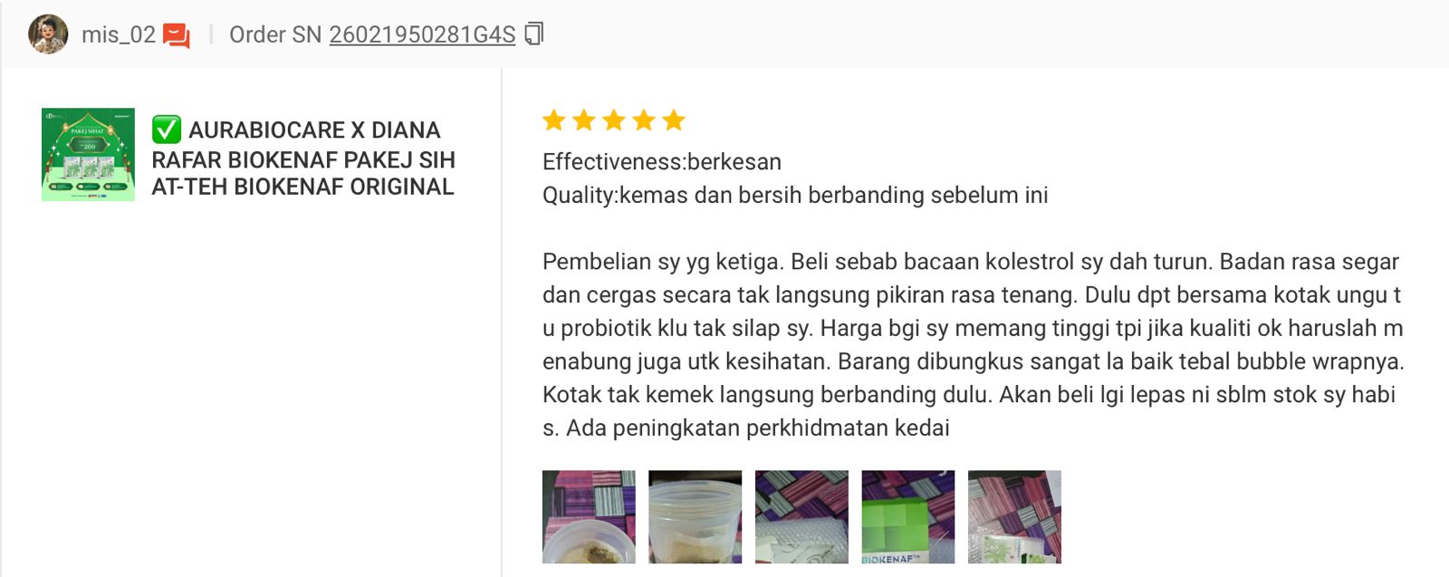 Testimoni pengguna