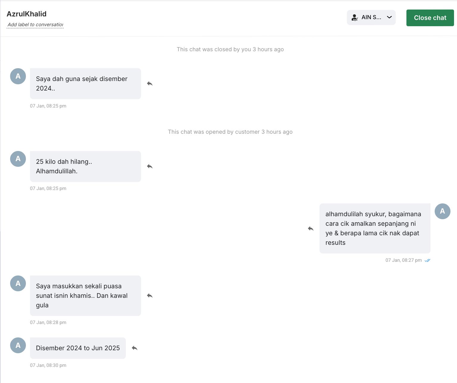 Testimoni pengguna