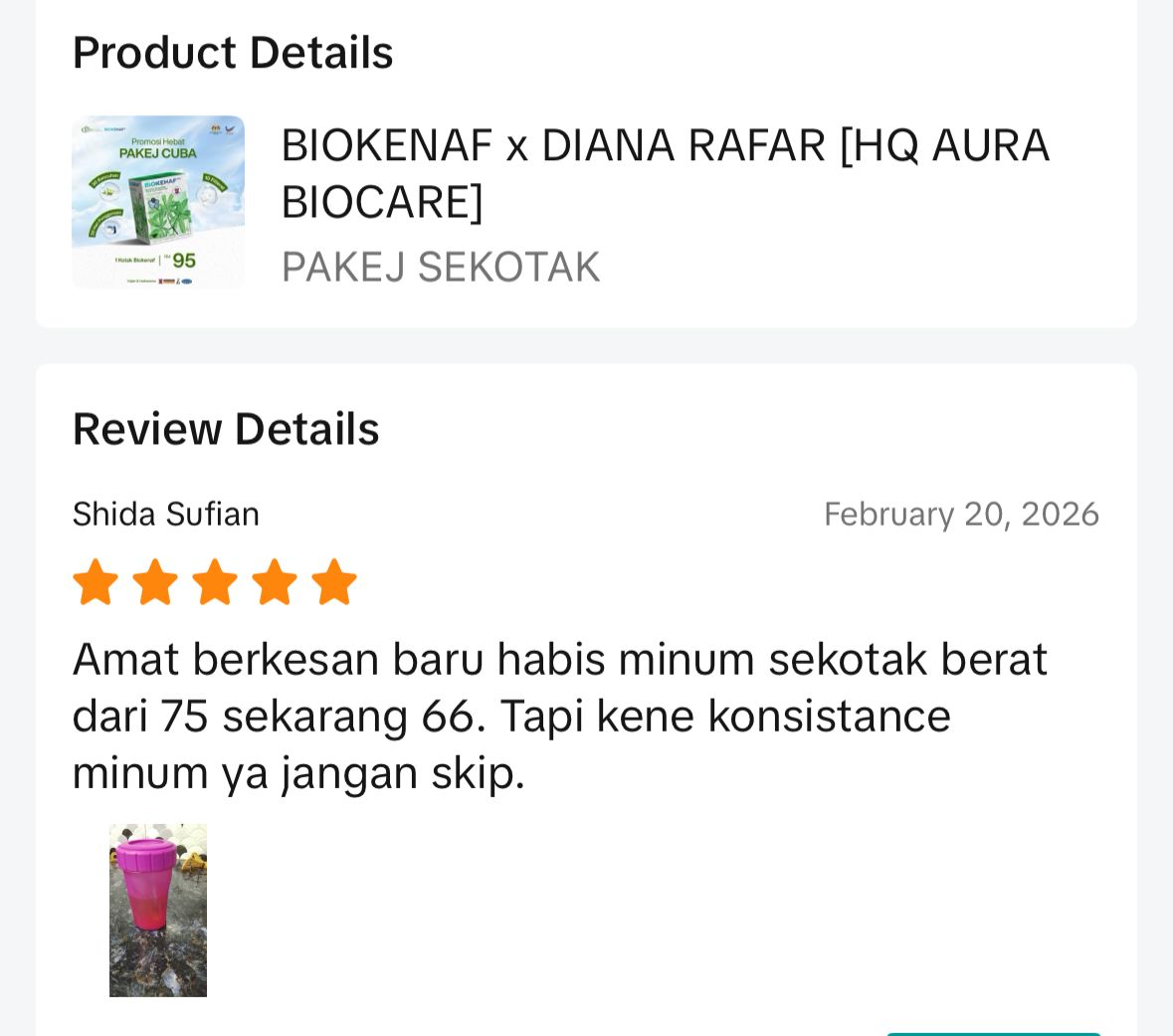 Testimoni pengguna