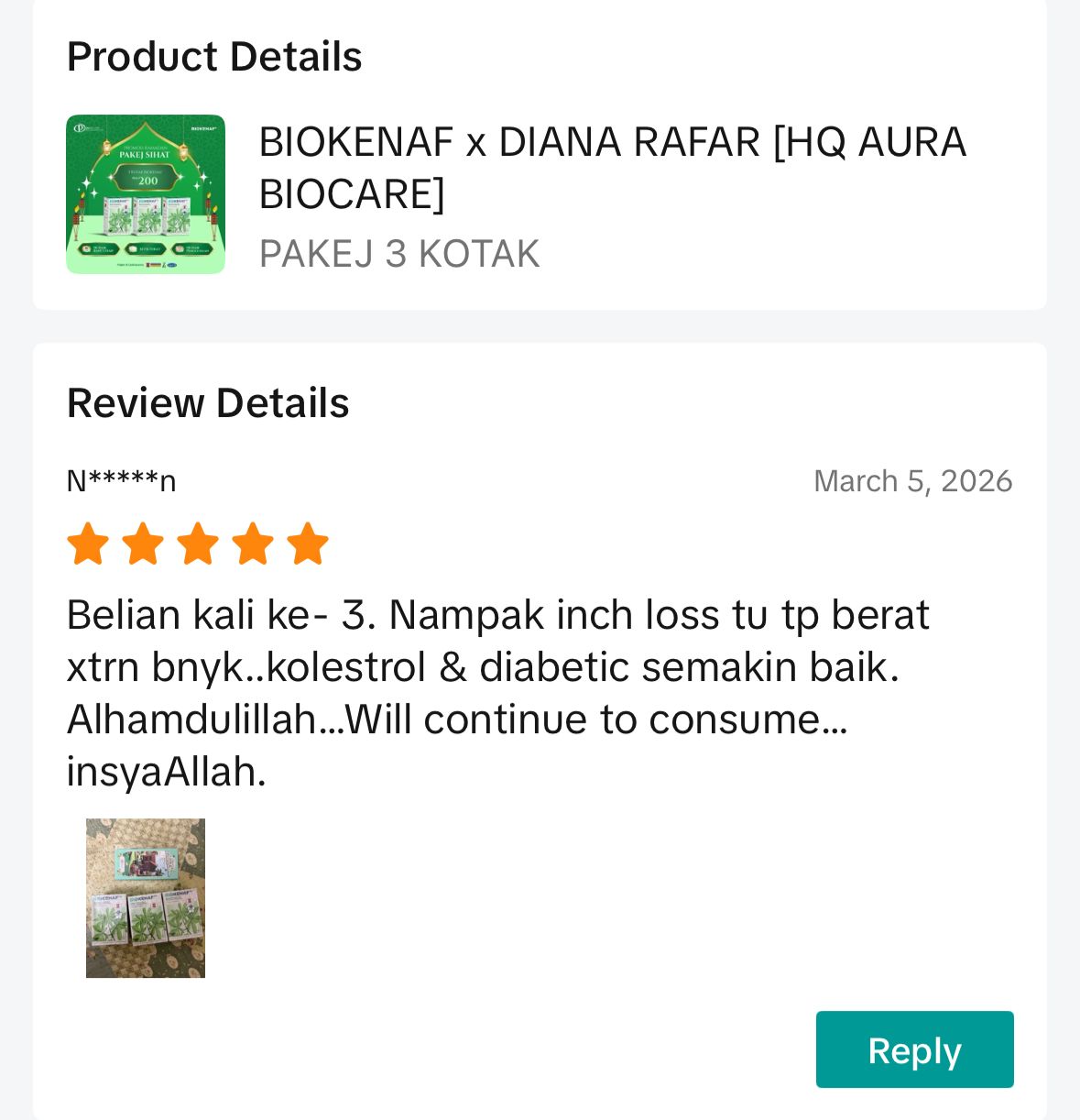 Testimoni pengguna