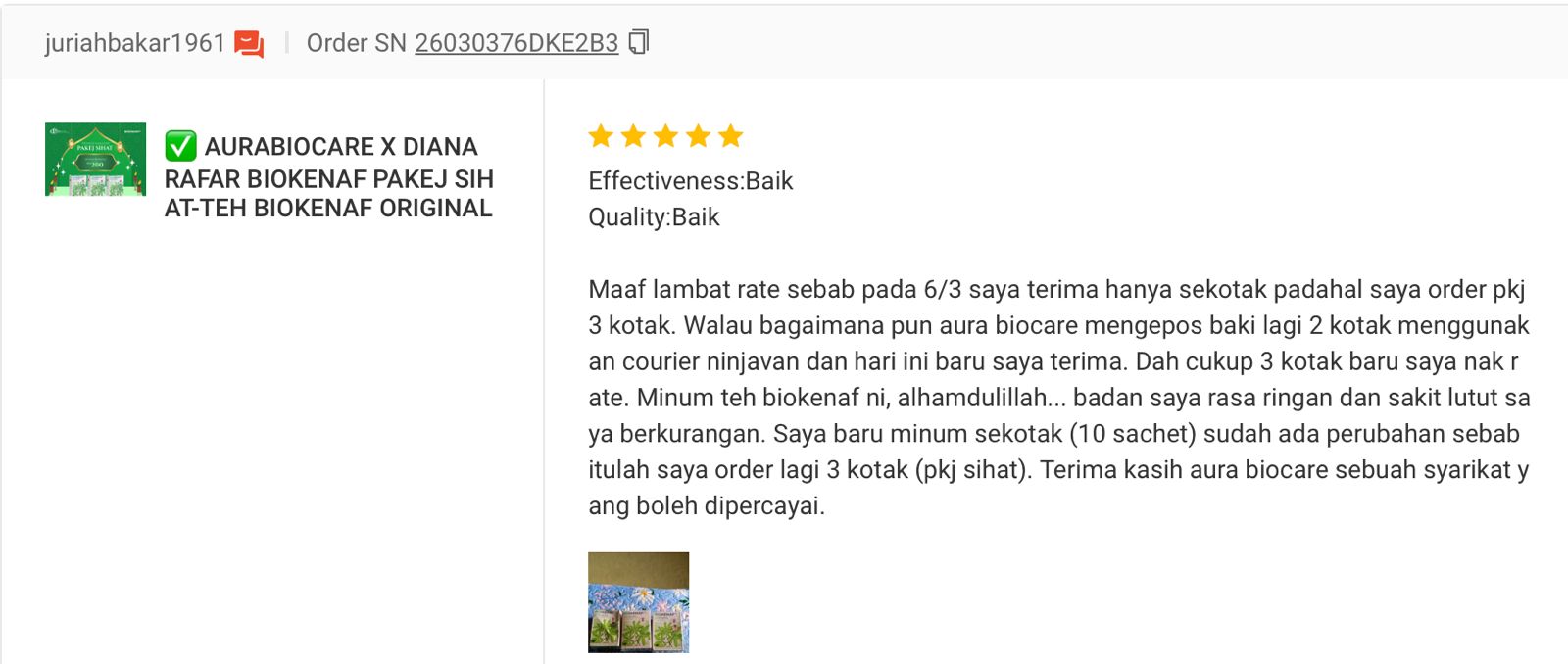 Testimoni pengguna