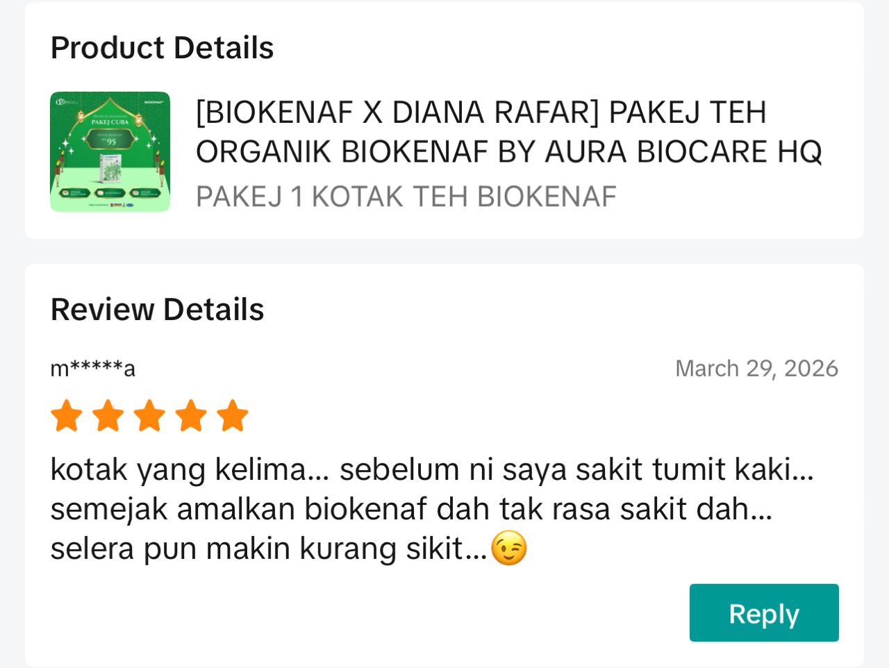 Testimoni pengguna