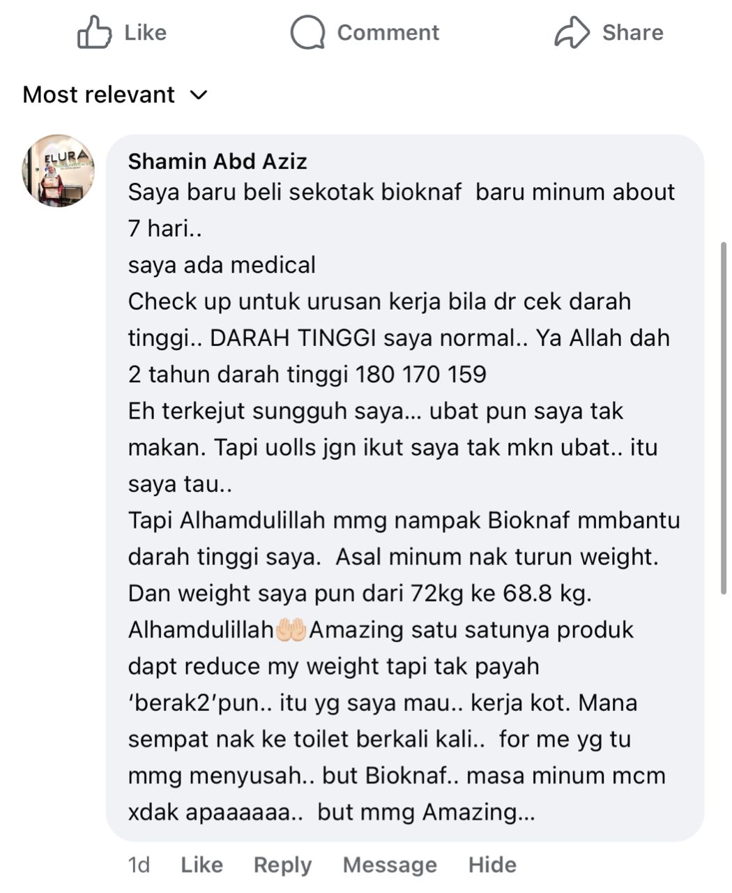 Testimoni pengguna