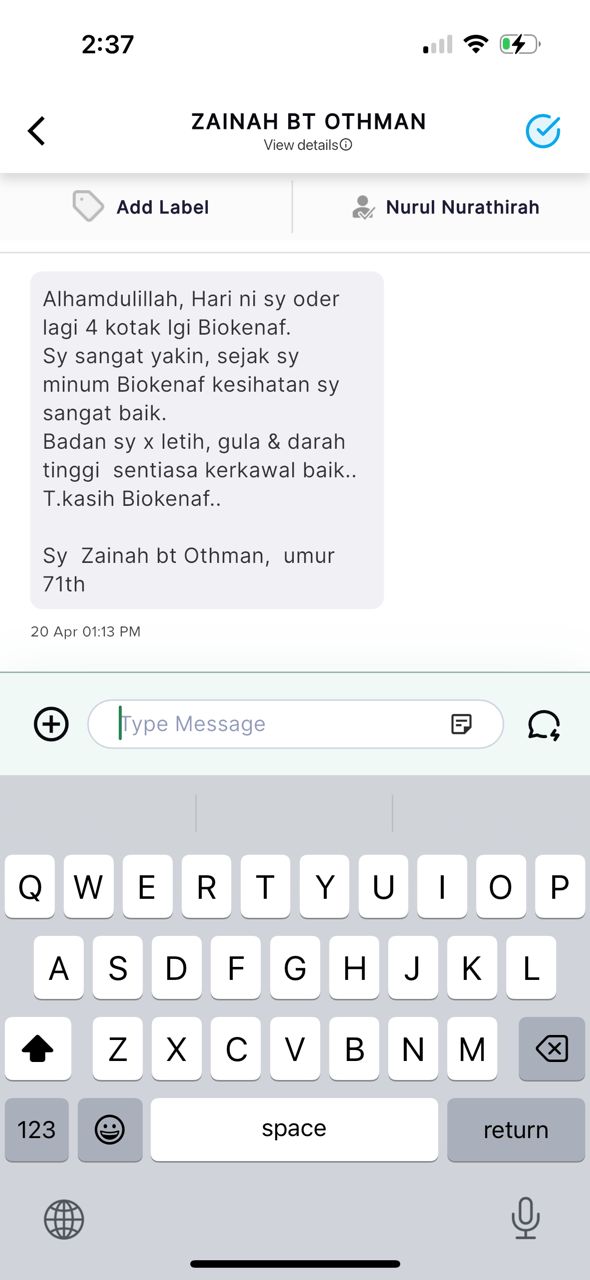 Testimoni pengguna